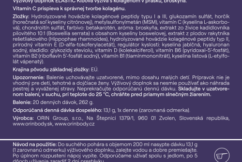 ORIN ELASTIC kloubní výživa s kolagenem