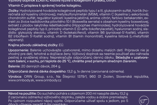 ORIN ELASTIC kloubní výživa s kolagenem