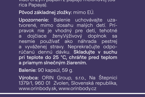 ORIN ENZÝMY na trávení