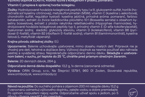 (A3) 3x ORIN ELASTIC kloubní výživa s kolagenem