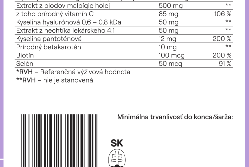 (A29) 3x ORIN BRONZE kolagen s betakarotenem