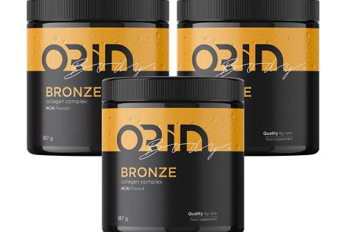 (A29) 3x ORIN BRONZE kolagen s betakarotenem