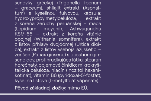 ORIN HERCULES přírodní zdroj testosteronu