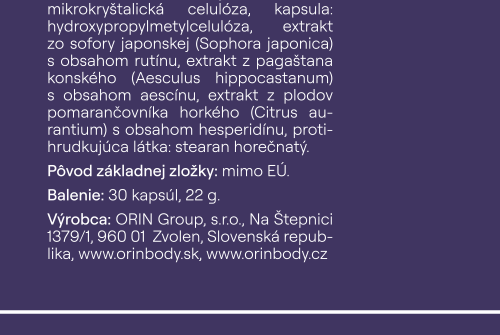 ORIN KŘEČOVÉ ŽILY