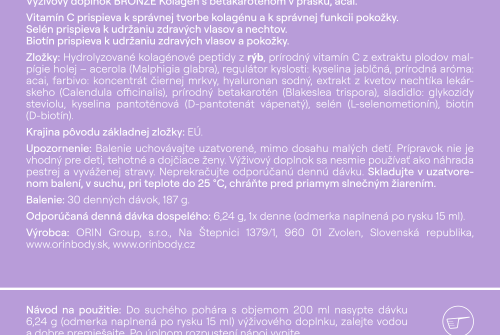 ORIN BRONZE kolagen s betakarotenem