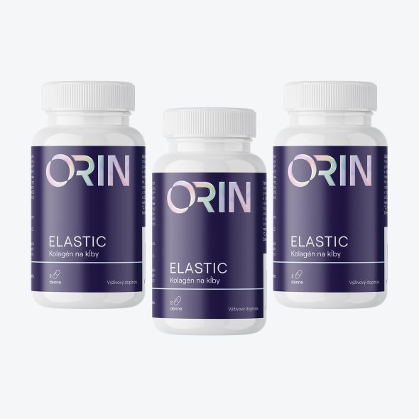 (A4) 3x ORIN ELASTIC kolagen na klouby, tobolky