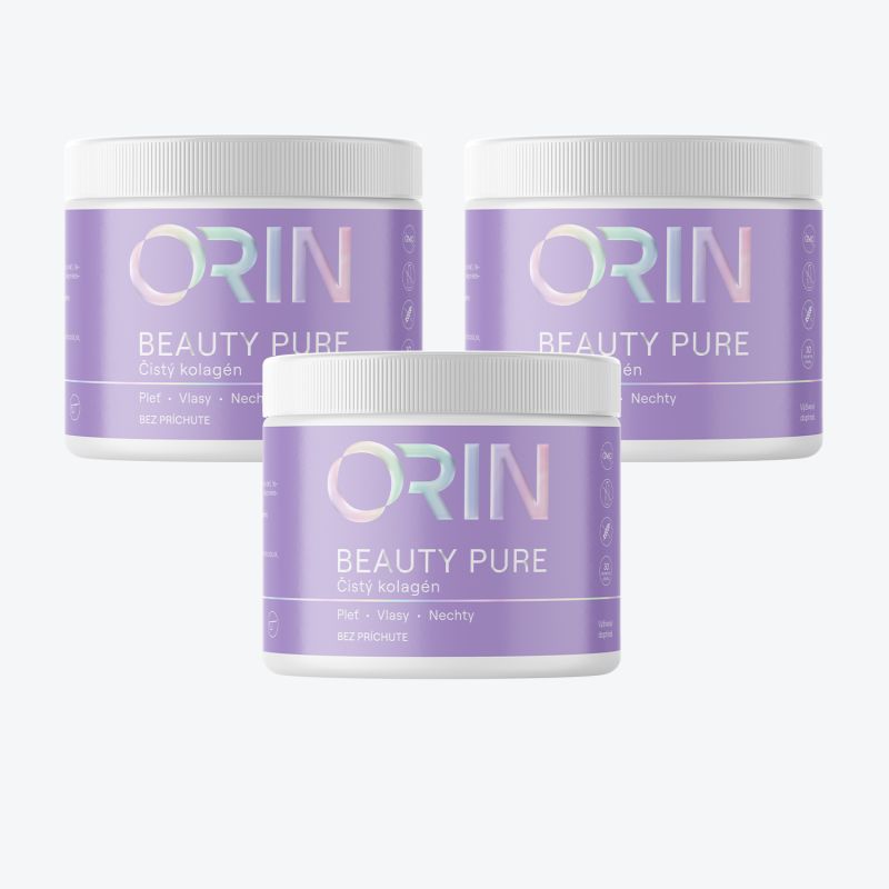 (A35) 3x ORIN BEAUTY PURE neochucený kolagen