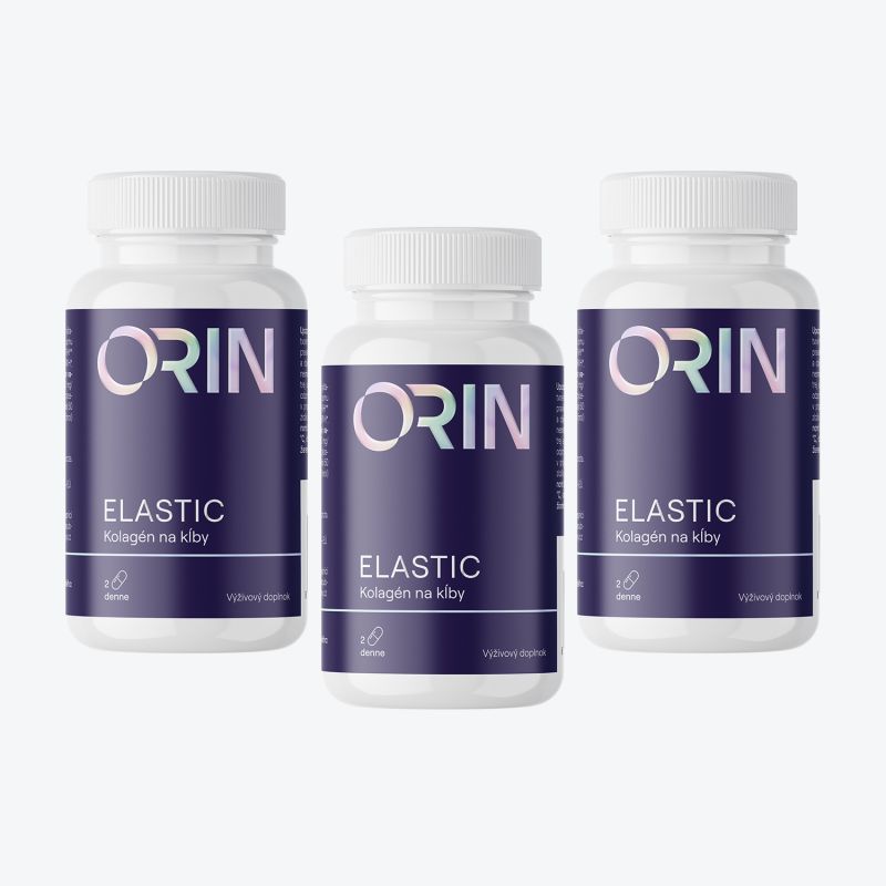 (A4) 3x ORIN ELASTIC kolagen na klouby, tobolky